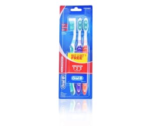 CEPILLO DE DIENTES ORAL B 3 MEDIUM 2+1