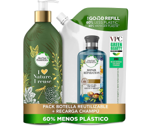CHAMPÚ HERBAL ESSENCE ESTUCHE REGALO DOSIFICADOR 430ML