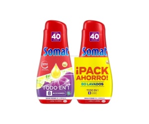 LAVAVAJILLAS MÁQUINA SOMAT GEL LIMA LIMÓN  4O DOSIS DUPLO