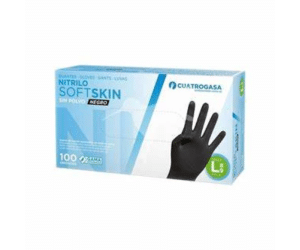 GUANTES NITRILO SOFTSKIN NEGRO TL 100 UNIDADES