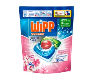 DETERGENTE WIPP FLORAL POWER CAPS 33 DOSIS
